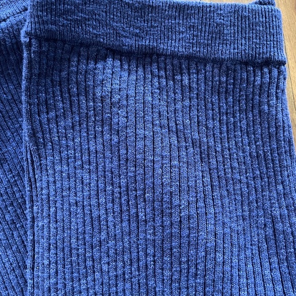 Free People beach sweater knit blue joggers - Picture 5 of 13